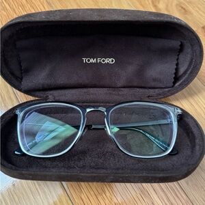 Tom Ford Black Eyeglasses with Case